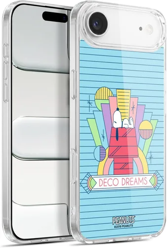 Vista 10 de Head Case Designs Snoopy Deco Dreams - Funda de gel suave con licencia oficial de Peanuts Blue Pattern compatible con Apple iPhone 7 Plus/iPhone 8