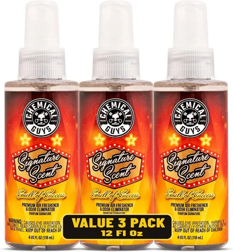Vista 9 de Chemical Guys Black Frost Air - Ambientador en aerosol premium para automóvil y eliminador de olores, aerosol de aroma masculino fresco