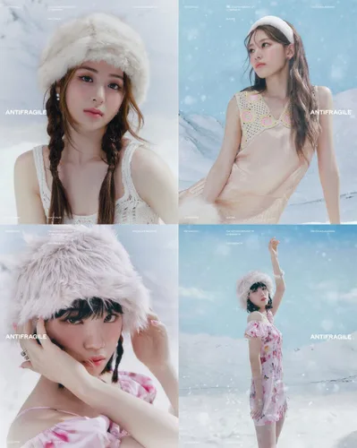 Vista 4 de ( COMPACT Ver. ) LE SSERAFIM ANTIFRAGILE 2nd Mini Album ( EMERALD Ver. )+1ea Store Gift Photo Card K-POP SEALED