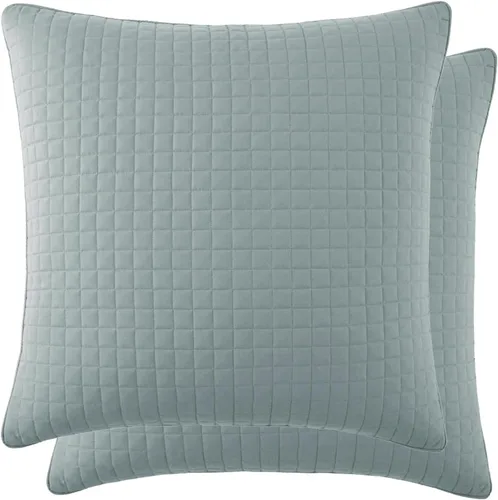 Vista 29 de Fundas Southshore Fine Linens Vilano Springs, para almohada, acolchadas, Microfibra, Pizarra, 20" x 36" 15 - Pizarra