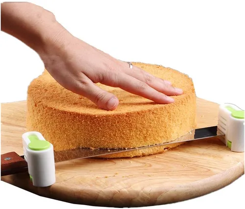 Vista 4 de 5 piezas de rebanadora de pasteles DIY, cortador de pan ajustable 5 capas, segmentación de pastel de pan, rebanada de tostada, divisor auxiliar