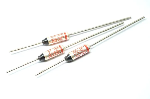 Vista 2 de 3 uds. SF214E SEFUSE SF214E Fusible Térmico Corte Térmico 216C Corte 216 Grados 10A 250V (Tensión nominal: 110V / 220V) Nuevo SF214E