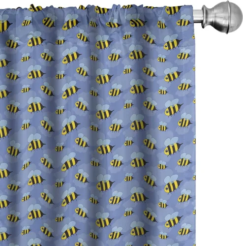 Vista 39 de Lunarable Cortinas con estampado de madera, madera natural rústica con rayas, patrón abstracto ovalado, tema de carpintería, tratamientos