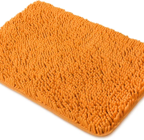 Vista 18 de Yeaban Alfombras pequeñas de baño de felpilla de 12 x 12 pulgadas, absorbentes y lavables, antideslizantes, de felpa y suaves para baño, ducha