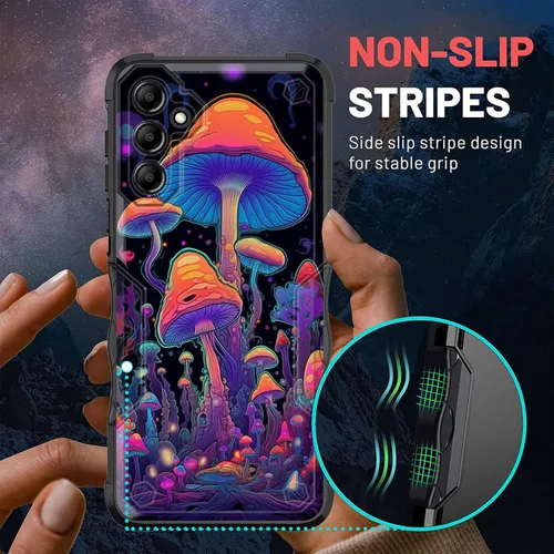 Vista 281 de Funda para Galaxy A14 5G, [Doble Capa][Protección contra Caídas de Grado Militar de 10 Pies] [Antideslizante] Funda Resistente a Prueba de Golpes