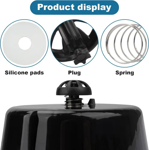 Vista 3 de Showingo Kit de tapón de repuesto para máquina de café con resorte inferior compatible con Mr. Coffee 112435-000-000 185774-000-000 Hamilton