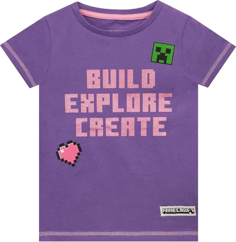 Vista 2 de Minecraft Camiseta y leggings para niñas