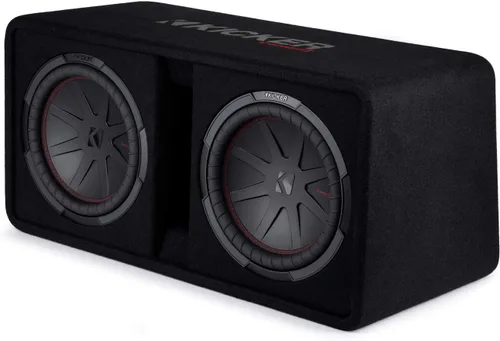 Vista 6 de KICKER Subwoofers dobles CompR de 12" (30 cm) en carcasa ventilada, 2ohm, cumple con RoHS (renovado)