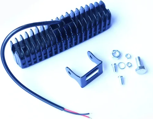Vista 8 de Yibid Faro de trabajo LED de 18W para motocicleta, luz delantera antiniebla para Honda Yamaha Suzuki Bobber Cafe Racer Cruiser ATV, embarcaciones