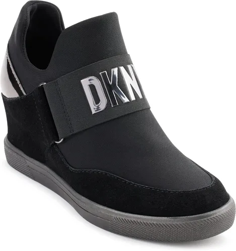 Vista 6 de DKNY Zapatillas de cuña Cosmos cómodas para mujer Any Occasion, Wardrobe Essential, Comfortable, Travel Negro