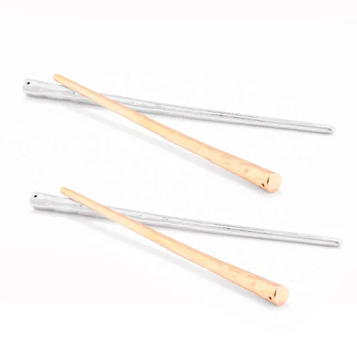 Vista 9 de RAYNAG Paquete de 4 palillos de metal para el cabello, palillos de pelo para niñas y mujeres, alfileres de aleación, dorado y plateado