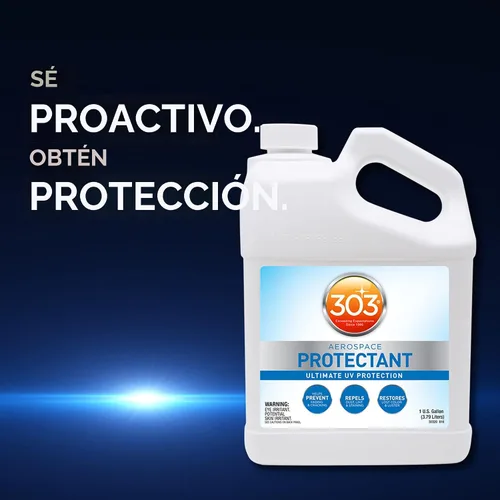 Vista 5 de Protector de vinilo 303 (30302) Protector UV en aerosol para vinilo, plástico, caucho, fibra de vidrio, y más Proporciona protección UV mientras