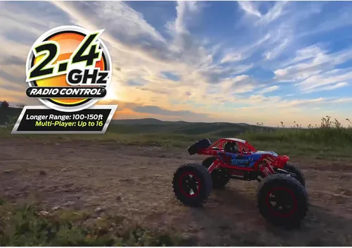 Vista 7 de NKOK Mean Machines 4x4 Off-Road Rock Crawler 2.4GHz Escala 1/14 RC (RTR) Stinger, Multi