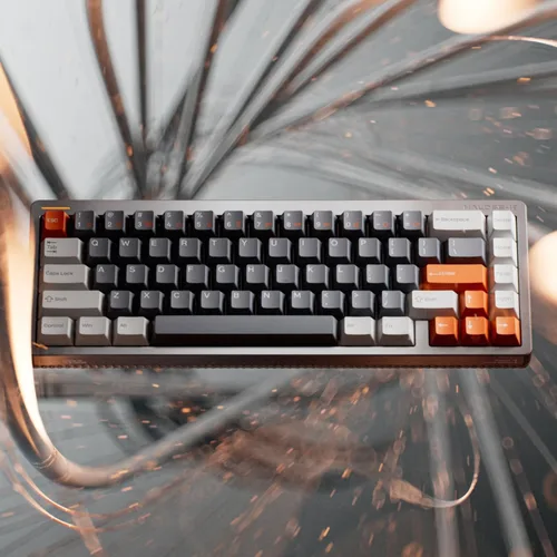 Vista 8 de nuphy Halo65 HE - Teclado para juegos de disparo rápido, 65% de diseño, 67 teclas, con interruptores magnéticos con cable, teclado de efecto Hall