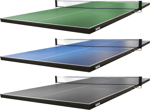 Vista 8 de Pool Table Conversion Top - Go from Pool to Ping Pong in Seconds - Regulation Size - 9' x 5' - 19mm Thick Top - Regulation Net Set Included Azul