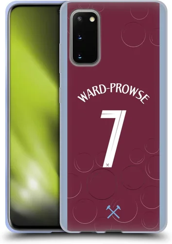 Vista 83 de Head Case Designs Officially Licensed West Ham United FC James Ward-Prowse 2023/24 Players Home Kit Gel Case [Military Grade Protection] Compatible