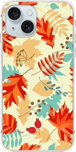 Vista 11 de Blingy's Funda para iPhone 15, divertido estilo plátano, lindo patrón de frutas tropicales, diseño de dibujos animados, funda protectora