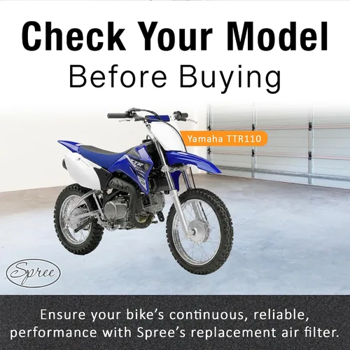 Vista 6 de Spree Compatible/Filtro de aire de repuesto para Yamaha TTR110 (2008-2015)