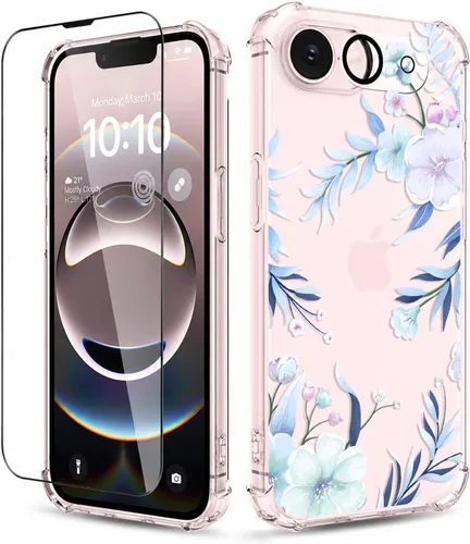 Vista 99 de Funda para iPhone 13 y iPhone 14 (6.1 pulgadas), funda protectora delgada de poliuretano termoplástico suave a prueba de golpes, bonito