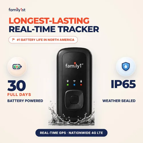 Vista 2 de Family1st Rastreadores GPS para vehículos, automóviles, camiones, seres queridos, seguimiento en tiempo real con aplicación, seguimiento oculto