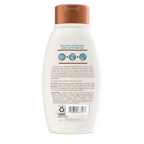 Vista 8 de Aveeno - Champú con mezcla de agua de rosas y manzanilla, Conditioner, NA