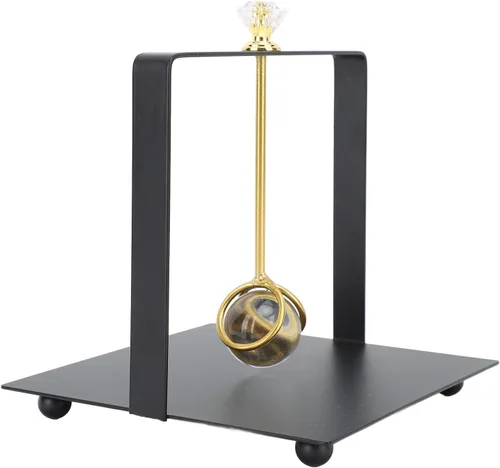 Vista 2 de Metal Napkin Holder with Weighted Arm, Elegant Square Paper Napkin Dispenser Modern Iron Decor for Table, Suitable for Home, Restaurants, Hotels