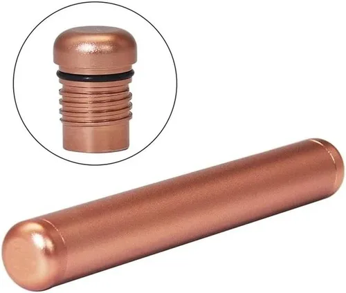 Vista 5 de Paquete de 3 contenedores de almacenamiento de metal, soporte de tubo de almacenamiento, contenedor de tubo de metal, caja de almacenamiento