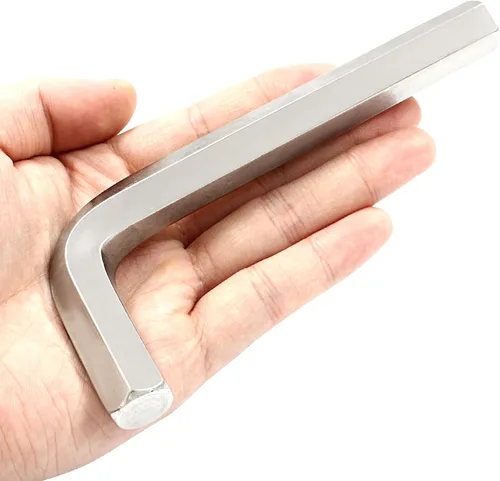 Vista 4 de Hitefu Llave hexagonal de 0.55 pulgadas, duradera en forma de L, cabeza hexagonal de repuesto para llave Allen pequeña, llave Allen métrica