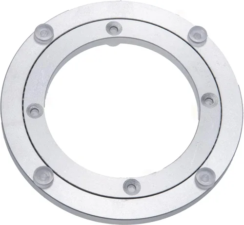 Vista 15 de Placa giratoria de aluminio resistente Lazy Susan con rodamiento giratorio para mesa de comedor (4 pulgadas)