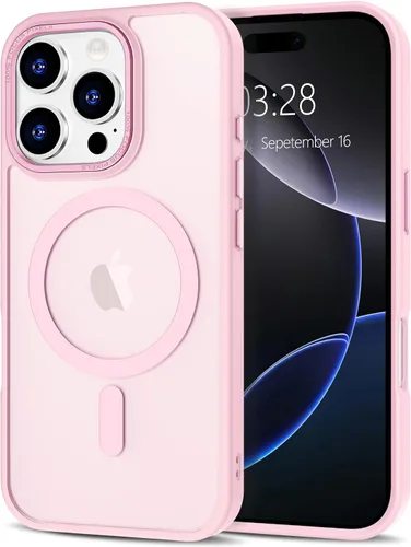 Vista 54 de Anuck - Funda magnética para iPhone 11 compatible con MagSafe, carcasa trasera mate translúcida dura, borde de TPU, delgada, resistente a impactos