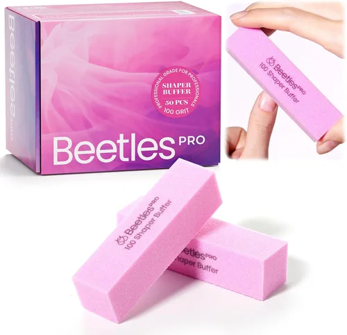 Vista 10 de Beetles Pro - Limas de uñas de grano 100 para uñas acrílicas