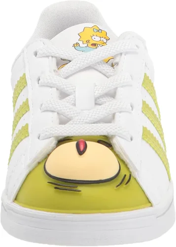 Vista 2 de adidas Originals Superstar - Zapatillas deportivas para niños, color blanco y negro