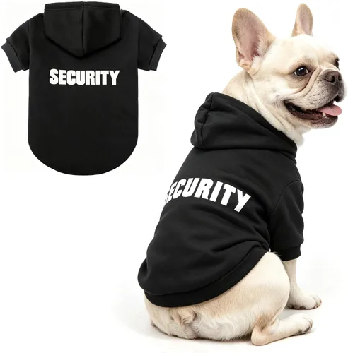 Vista 10 de BINGPET - Sudaderas con capucha de seguridad para perros, suéter para cachorros, abrigos para perros para clima frío, suéter con capucha de forro #1