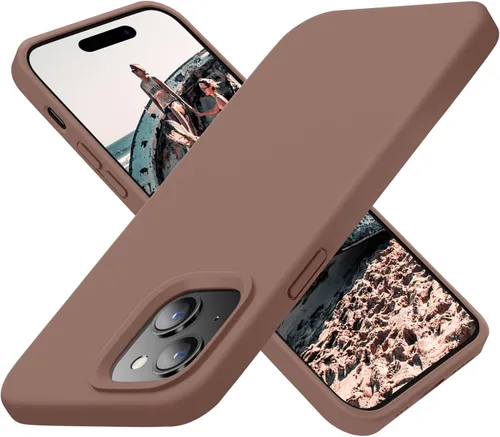 Vista 11 de Cordking Funda diseñada para iPhone 15 Pro Max, funda de silicona ultradelgada a prueba de golpes con [forro de microfibra suave antiarañazos], 6.7