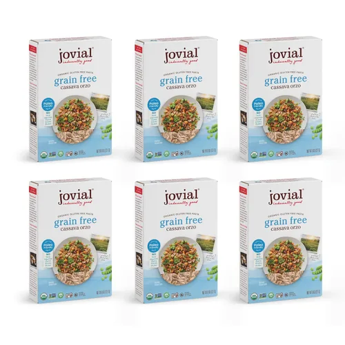 Vista 7 de Jovial Orzo de mandioca sin granos – Pasta orzo sin gluten, pasta de yuca, pasta paleo, sin granos, pasta 100% orgánica, certificada por USDA, sin
