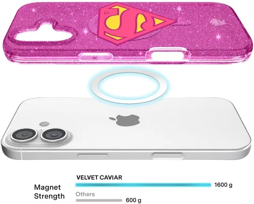 Vista 1085 de VELVET CAVIAR Funda para iPhone 15, compatible con MagSafe, probada contra caídas de 10 pies, fundas protectoras de diseño, leopardo color rosa