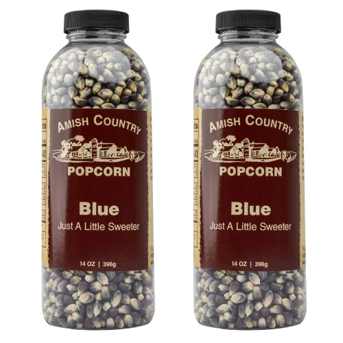 Vista 13 de Amish Country Popcorn Bolsa de 1 libra Granos de palomitas de maíz azules Anticuados, sin OMG y sin gluten (azul, bolsa de 1 libra)