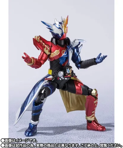 Vista 6 de Bandai Tamashii Nations S.H. Figuarts Kamen Rider Build Cross-Z Build Form Kamen Rider Figura de acción