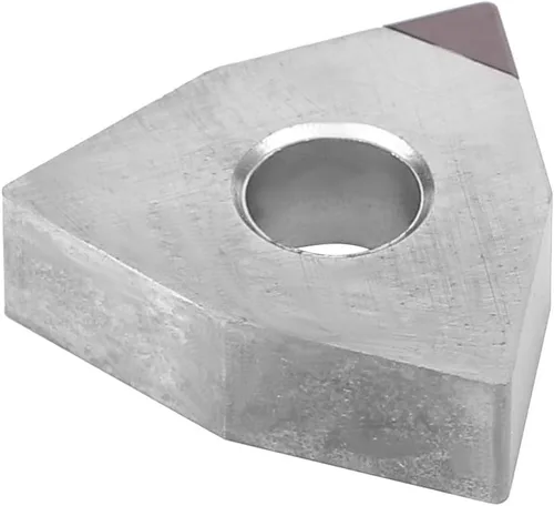 Vista 5 de WNMA080408-CBN Inserto de torneado, inserto de cuchilla CBN, cortador de torno CNC Bit Turning Insert Blade para procesar acero endurecido