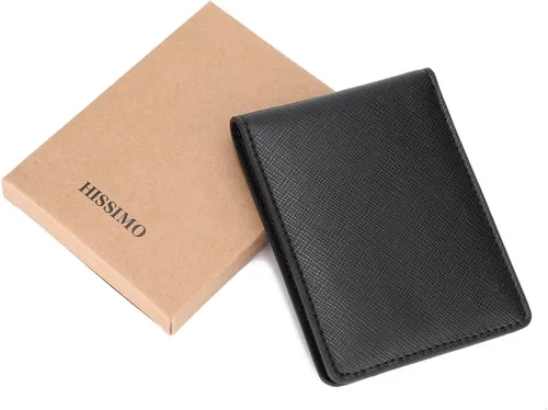 Vista 7 de Cartera de bolsillo frontal para hombre, con bloqueo RFID, S
