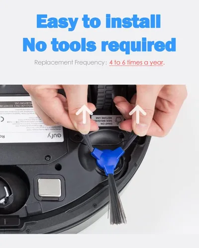 Vista 6 de Piezas de repuesto Filtros Cepillos laterales para Eufy RoboVac 11S, 25C, 30, 30C, 35C, Robovac 15C, 12, robot aspirador, piezas de repuesto, 6