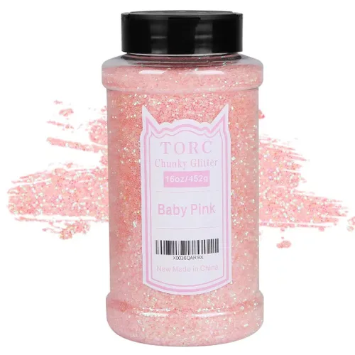 Vista 20 de TORC Brillantina gruesa negra de 4 onzas para manualidades de resina, tumblers, maquillaje cosmético, arte de uñas, decoración de festivales