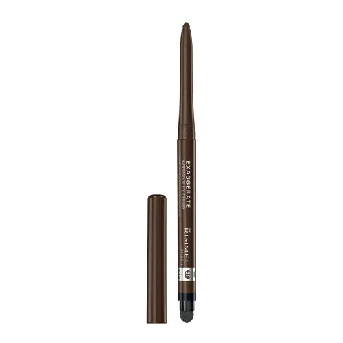 Vista 5 de Delineador de ojos impermeable Rimmel London Exaggerate, altamente pigmentado, de larga duración, con difuminador incorporado, 230, Océano Profundo