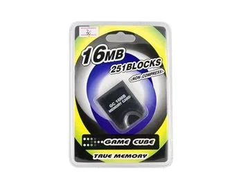 Vista 2 de 16MB Memory Card for Game Cube GC (Black)