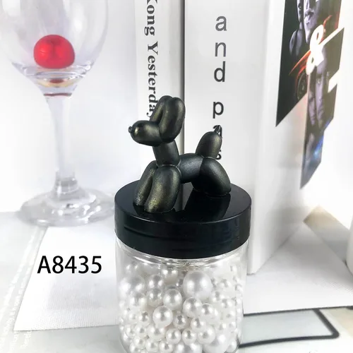 Vista 6 de Molde de silicona para perros con globos, 2 moldes de resina para perros en 3D, lindo molde de silicona para perros y cachorros para decoración