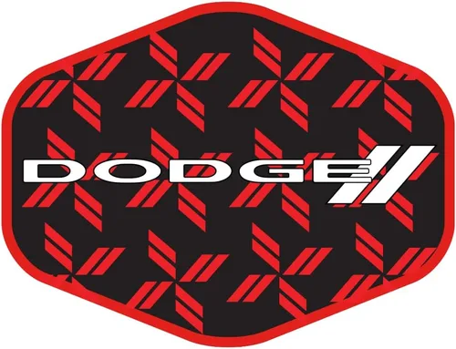 Vista 3 de Dodge Charger - Adhesivo de vinilo prémium con logotipo de rombo desteñido, 4 x 3 pulgadas, fabricado en los Estados Unidos