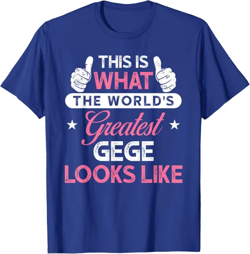 Vista 23 de Gege Gift: World's Greatest Gege T-Shirt, Negro