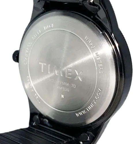 Vista 5 de Timex Tribute Reloj Acclaim de cuarzo de 1654in para hombre con correa de acero inoxidable