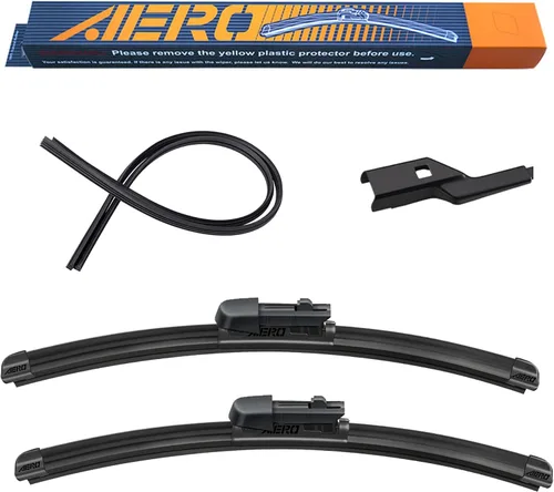 Vista 21 de AERO Avenger - Limpiaparabrisas prémium de 24 + 22 pulgadas para todas las estaciones, repuesto del fabricante original del equipo original