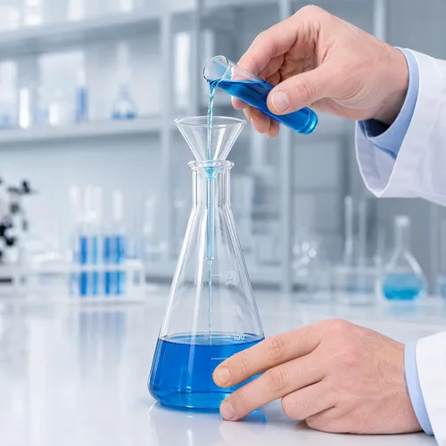 Vista 4 de Embudos de alimentación de química analítica de cristalería, embudos de borosilicato, laboratorios, experimentos científicos, uso de cocina